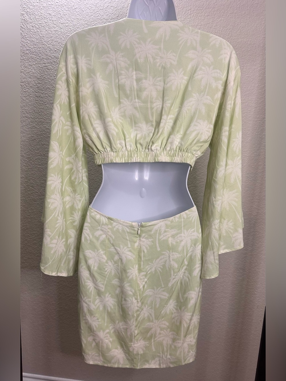 Lovers and Friends Maysa Kimono Dress- Palm Tree Print- Size XS - Picture 5 of 7